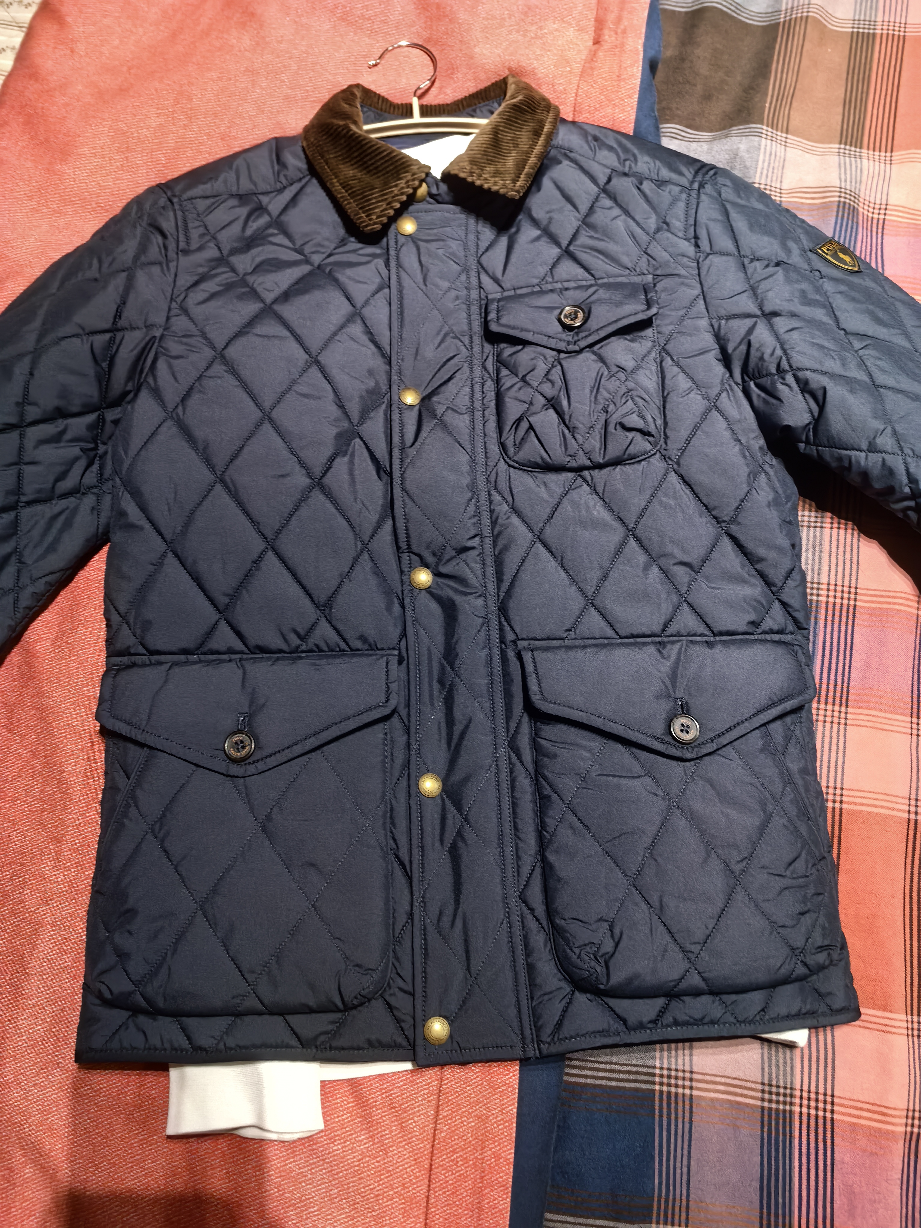 Polo Ralph Lauren 拉夫劳伦 男装 经典款绗缝夹克RL15960 410-海军蓝 XS 实拍图