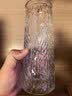 漫生活玻璃花瓶插花水养简约透明水培容器客厅室内摆件插花瓶锥桶树皮纹 实拍图