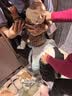 爱宝适婴儿背带抱娃神器新生儿外出前抱后抱式背巾便携收纳 浅嗬绿M394 实拍图