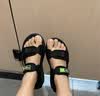 FOOTOPPO魔术贴罗马凉鞋女外穿平底凉拖鞋女士夏季舒适软底运动休闲拖鞋 实拍图