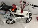 大行（DAHON） 412折叠自行车14英寸单速超轻迷你铝合金学生成人单车BYA412 白色 实拍图