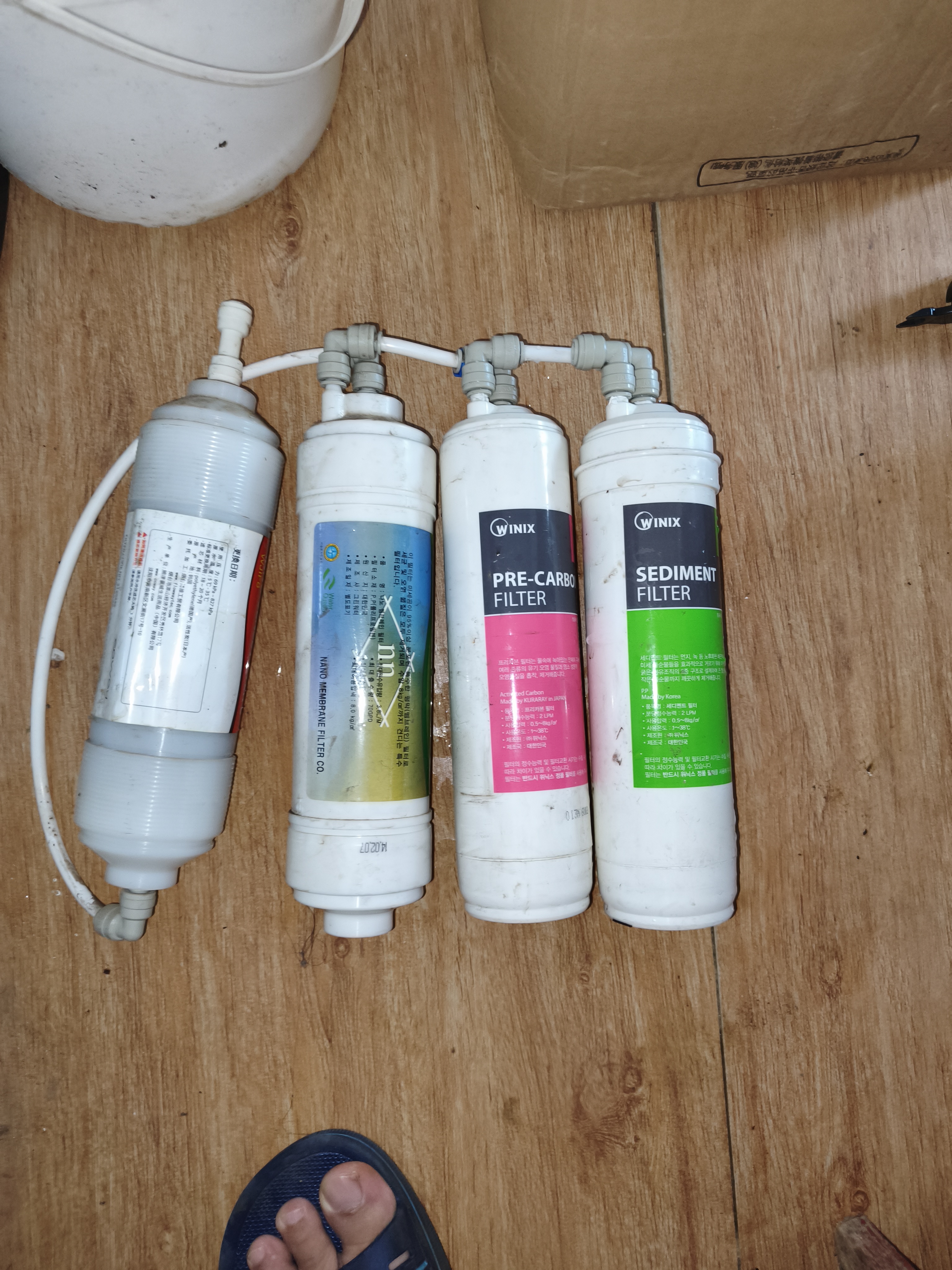 医拜净水器滤芯通用五级反渗透套装10寸快接RO反渗透PP棉CTO活性炭UDF压缩碳T33家用净水机配件 实拍图