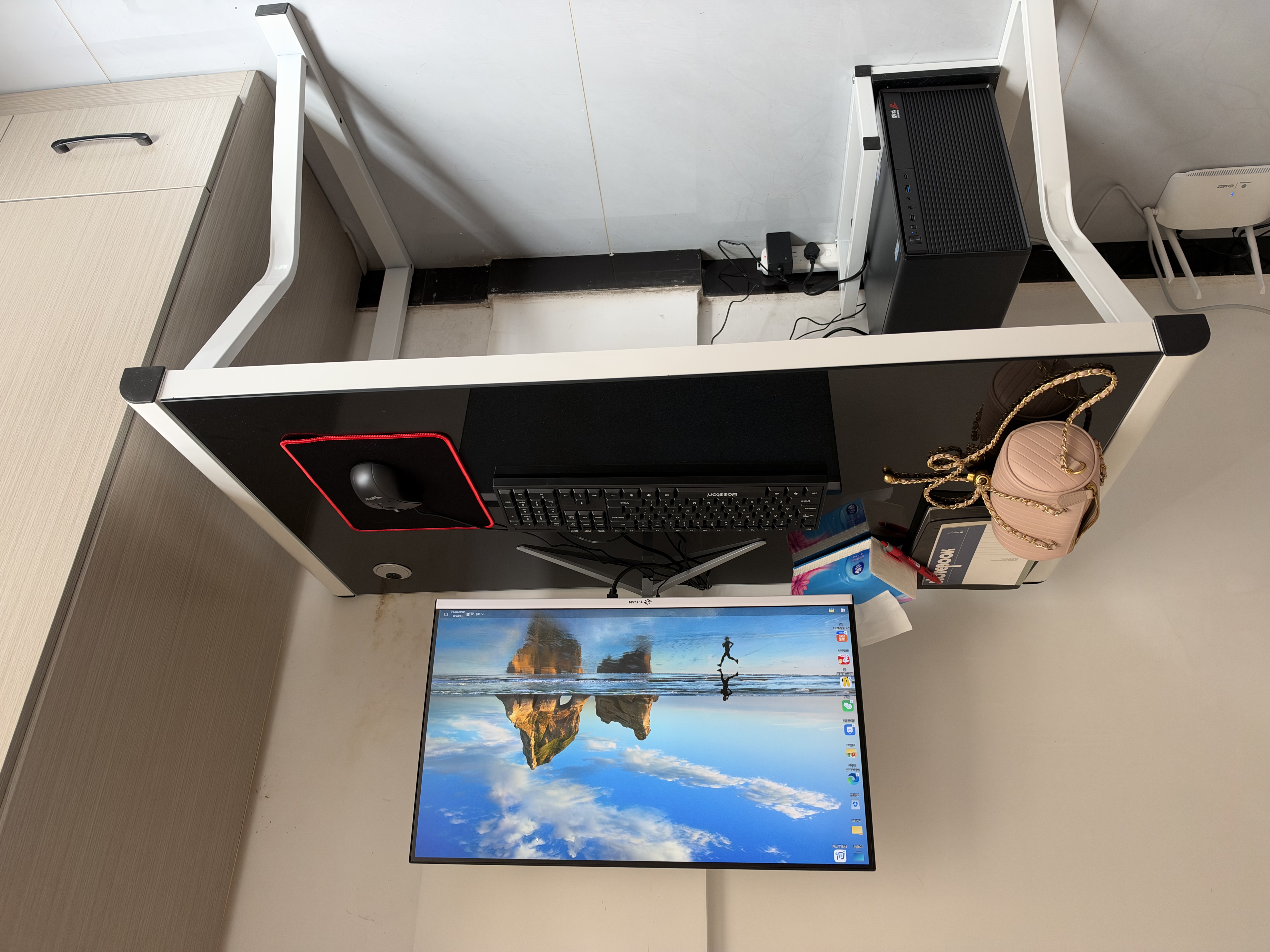 华硕（ASUS）【酷睿i5/i7】台式电脑主机台式机整机独显商务办公设计渲染家用炒股游戏大额补贴DIY组装电脑全套 六：酷睿i7/16G/756G/8K设计4G独显 电脑主机+27英寸显示屏全套【高清 实拍图