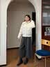波司登【谷爱凌同款】26年冬休闲女款毛领脱卸帽短款羽绒服B260245362 实拍图