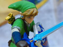 塞尔达传说王国之泪amiibo旷野之息狼林克鬼神套黄昏弓手办守护者 四英杰连体 实拍图