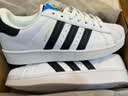 阿迪达斯adidas三叶草贝壳头SUPERSTARII男女休闲鞋 IH8659 37码 实拍图