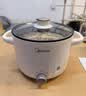 美的（Midea）电煮锅 泡面火锅宿舍小电锅 电蒸锅 多功能家用电热锅 2.6L蒸煮一体 小型2-3人用 配带蒸笼XZE2076 实拍图