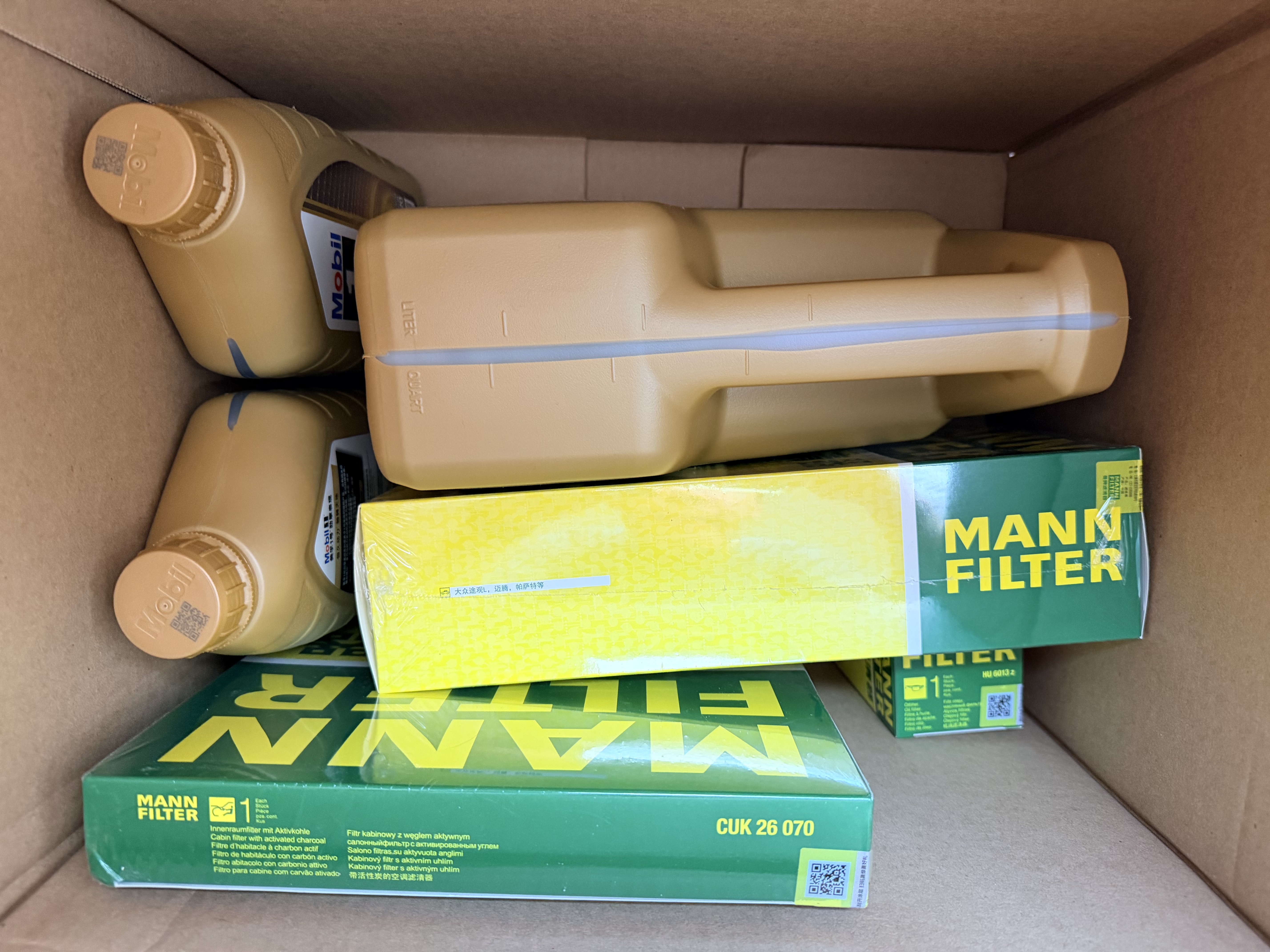 曼牌滤清器（MANNFILTER）空调滤芯滤清CUK26009/CUK26070宝来高尔夫8迈腾途观L朗逸帕萨特 实拍图