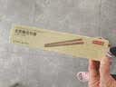 京东京造 筷子 家用食品接触级餐具无漆无蜡楠竹【天然雕花】12双装 实拍图