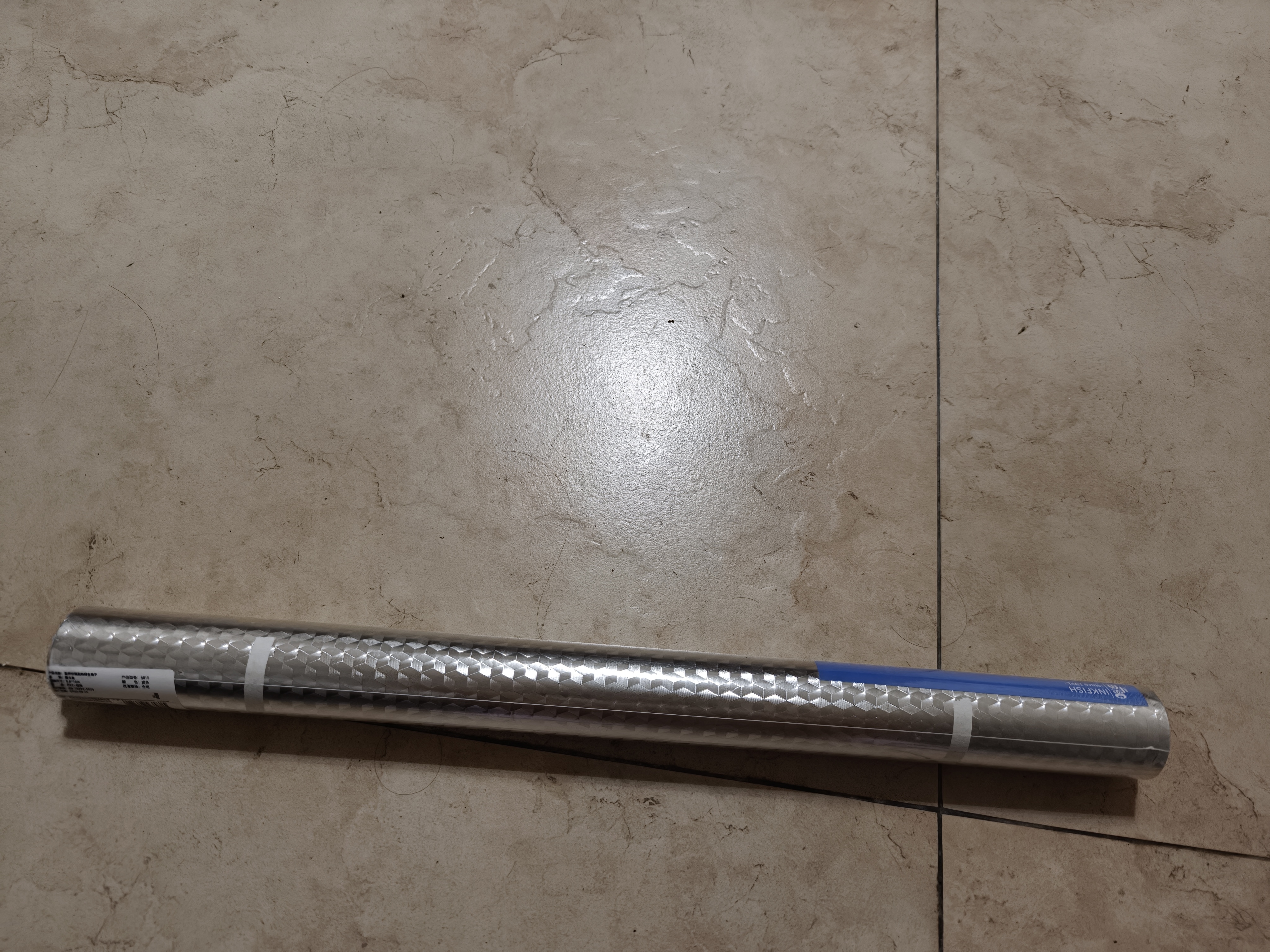 墨斗鱼厨房铝箔防油贴纸0.6*10米橱柜防水防潮垫灶台面防油防水保护膜 实拍图