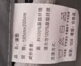 雅鹿·自由自在 A类床垫褥子可折叠双人床垫1.8x2米加厚铺底垫被 180x200cm 灰色 实拍图