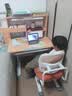 下一章学习桌儿童写字桌实木6-18岁专用书桌椅一套可升降小学生桌子课桌 S9原木色阳光桌椅+三层书架+护眼锂电灯-枫糖橘网背椅 80CM-包安装免费 五年质保 实拍图