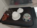京东京造 茶杯盖碗  360°旋转可悬停功夫泡茶盖碗茶具羊脂玉瓷薄胎150ml 实拍图
