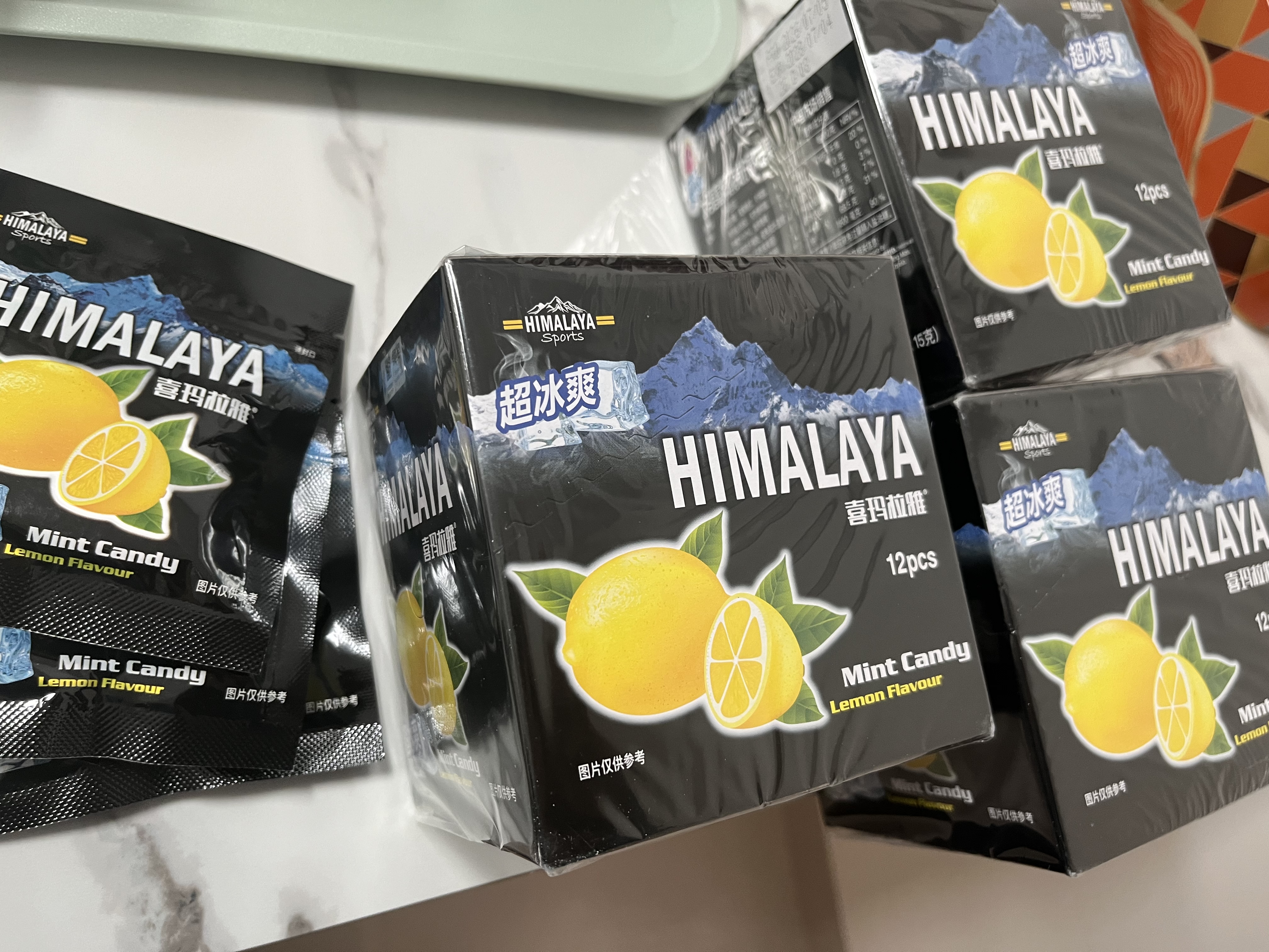 大马碧富马来西亚进口海盐咸柠檬薄荷糖清新himalaya糖果零食(12袋/盒) 薄荷咸柠檬180g1盒+1袋 实拍图