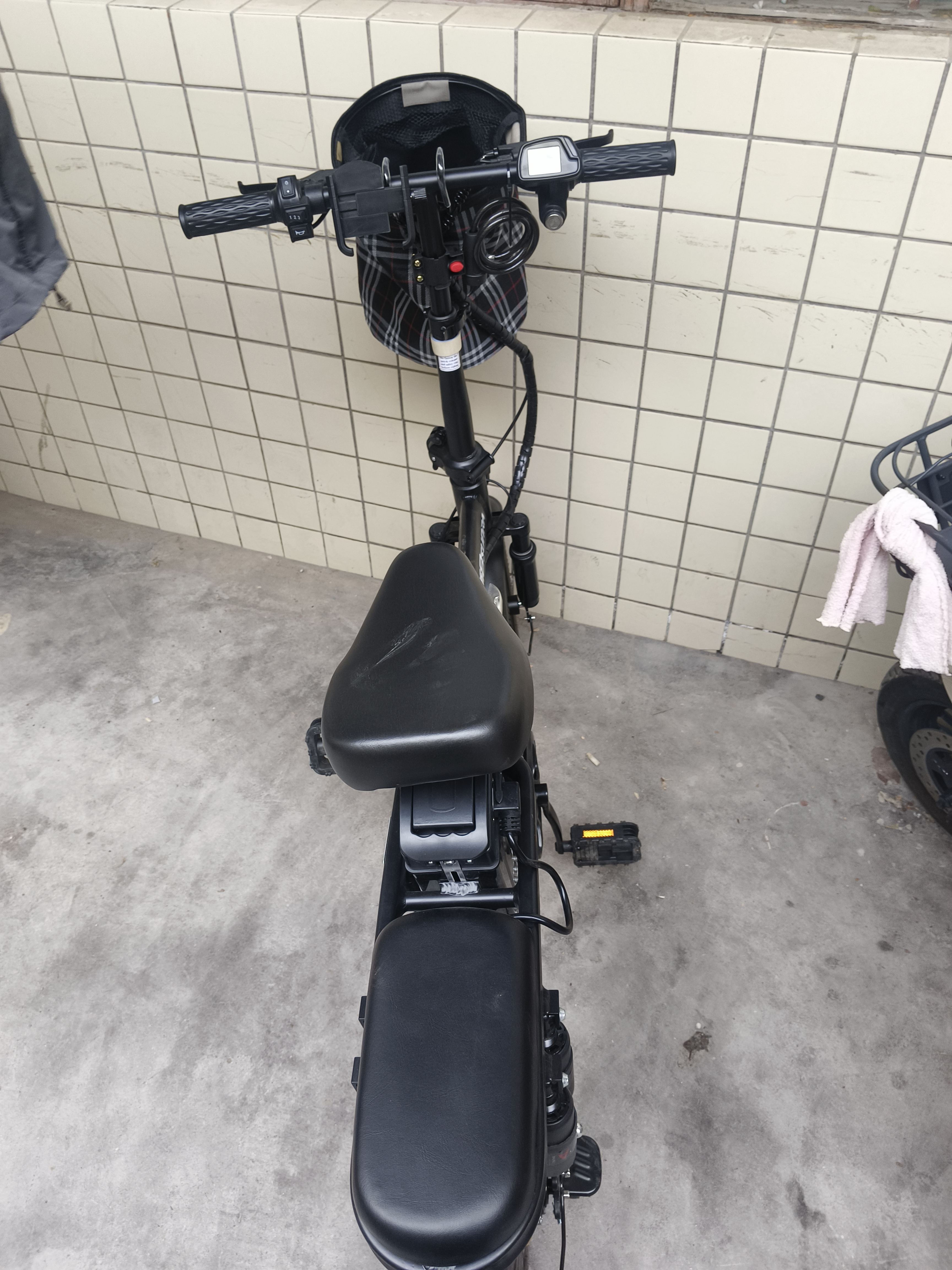 新日（Sunra）新国标折叠电动自行车铝合金代驾电动车锂电池助力电瓶车超长续航迷你小型折叠电动车男女士代步 旗舰16减震/手机充电/航天级铝合金/40A/≤120km 实拍图