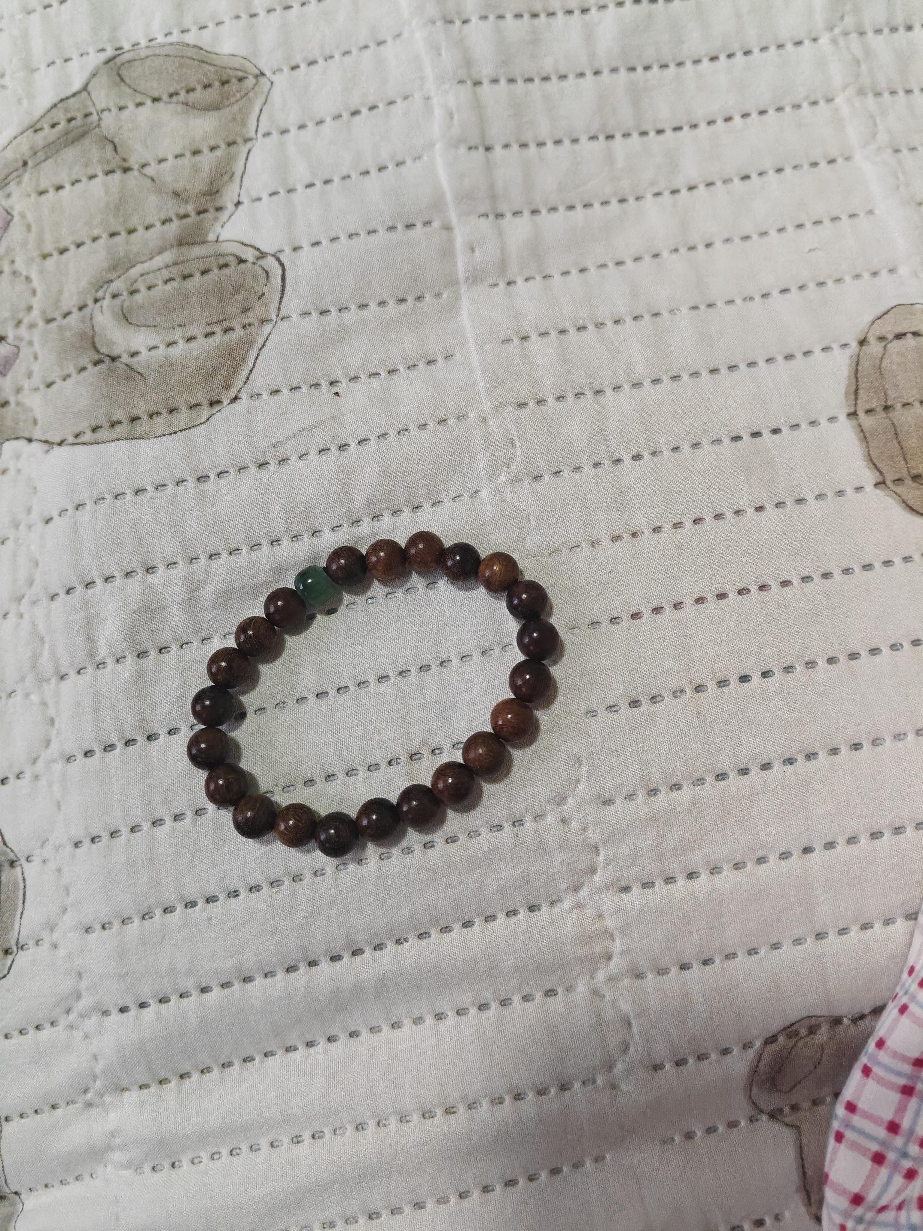 金丝檀木手串男士念珠盘玩檀木佛珠檀香手链女盘玩串珠送女友 金丝檀晴水款 实拍图