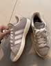 adidas 面包鞋 GRAND COURT BASE 00s休闲板鞋平底鞋男女阿迪达斯 浅灰/白色/树脂黄   42 实拍图
