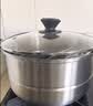 美厨（MAXCOOK）蒸锅 不锈钢28cm单层蒸锅 加厚复合底 燃气炉电磁炉通用 实拍图