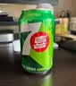 百事可乐七喜7UP 柠檬味 碳酸饮料汽水 330ml*6听胖罐 实拍图