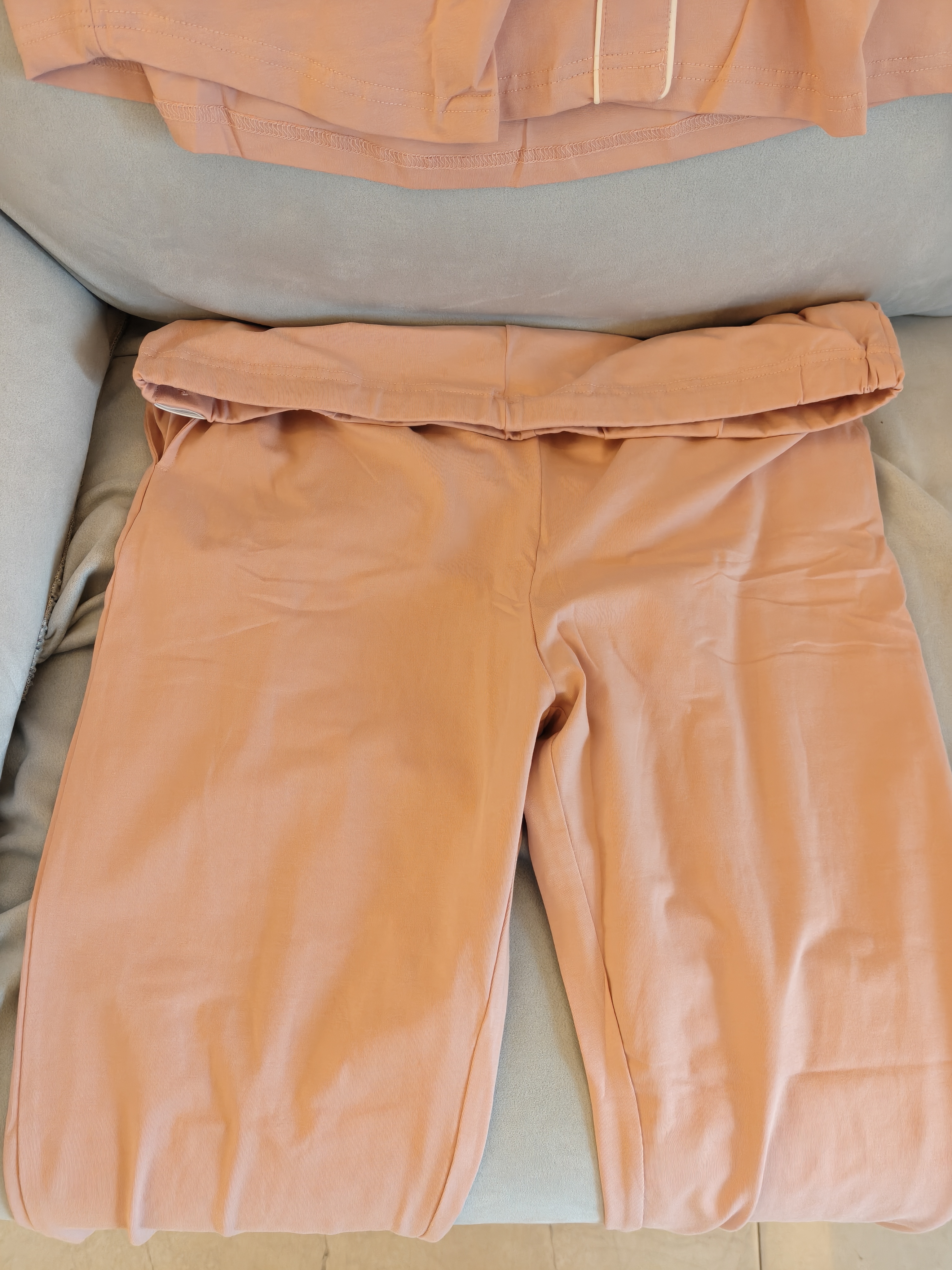 十月结晶月子服产妇春秋棉产后孕妇睡衣哺乳家居服套装 粉 L码 实拍图
