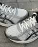 亚瑟士ASICS网面跑鞋百搭男鞋缓震运动鞋透气跑步鞋 GEL-CONTEND 4 白色/银色 40.5 实拍图