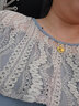 六福珠宝 足金优雅皇冠天鹅黄金吊坠女款挂坠金饰不含项链 计价  GDG70064 4.52克(含工费307元) 实拍图