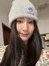 卡尔美（KELME）帽子男女秋冬季保暖户外滑雪毛线帽冷帽针织帽骑行防寒运动护耳帽 实拍图