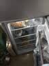 志高（CHIGO）小冰箱迷你小型家用冷藏冷冻两用宿舍出租房用双门办公室电冰箱节能省电 【铜管速冷】158银色【全国联保丨节能省电】 实拍图