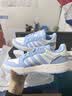 adidas ENTRAP美式校园风运动鞋少年感复古篮球风板鞋阿迪达斯 亮白/亮光蓝   42 实拍图