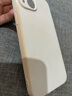品胜【肌肤手感】适用于苹果15promax手机壳iphone保护套亲肤液态硅胶磁吸镜头全包软壳防指纹 【钛白色】亲肤液态硅胶·超纤植绒·镜头全包保护 iPhone15 Plus 实拍图