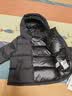 保姆鹅 儿童羽绒服宝宝短款加厚白鸭绒外套男童女童保暖防风冬[NG2637] 黑 120 实拍图