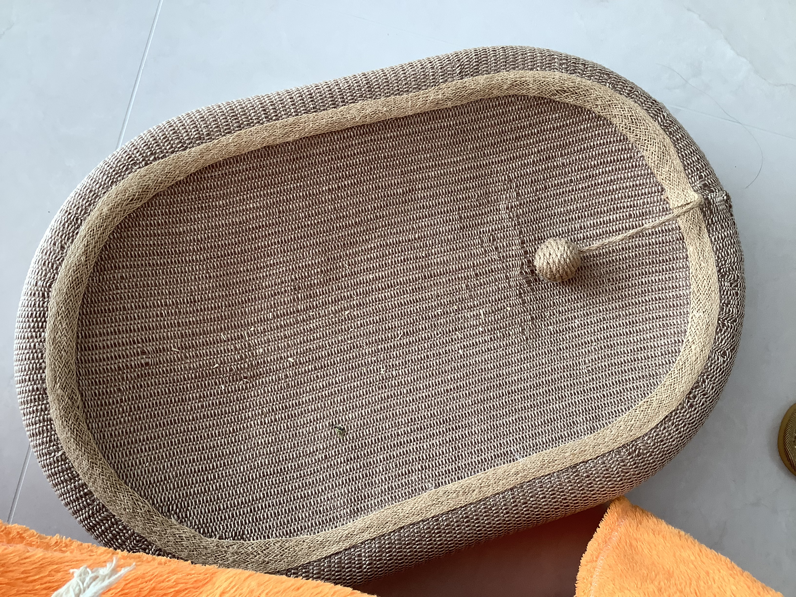 疯狂的主人猫抓板窝剑麻布猫抓盆不掉屑猫窝宠物猫玩具猫爪板 实拍图