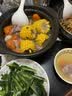 康舒（KANGSHU） 大容量砂锅炖锅家用耐高温陶土沙锅明火燃气陶土煲煮粥煲石锅 橙2.3L+1.1L(2-4人)破损补发 2.3L 实拍图