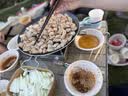 火枫（FIRE-MAPLE）百味煎烤盘 户外装备露营野营家用韩式圆形卡式炉烤肉盘 不粘涂层 实拍图