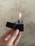 ZIPPO打火机之宝防风煤油黑裂漆-经典商标 生日礼物送男友 含油礼盒 实拍图