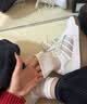 adidas ENTRAP美式校园风运动鞋少年感复古篮球风板鞋阿迪达斯   白色/金属暗银   38 实拍图