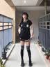 MXQP学院风棒球服外套女2025秋冬新款韩版宽松休闲卫衣百搭撞色上衣潮 黑色 M 【80-110斤】 实拍图
