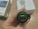 360车载充电器数据线套装 66W超级快充双口USB 点烟器充电头一拖二转换器适用华为小米 实拍图