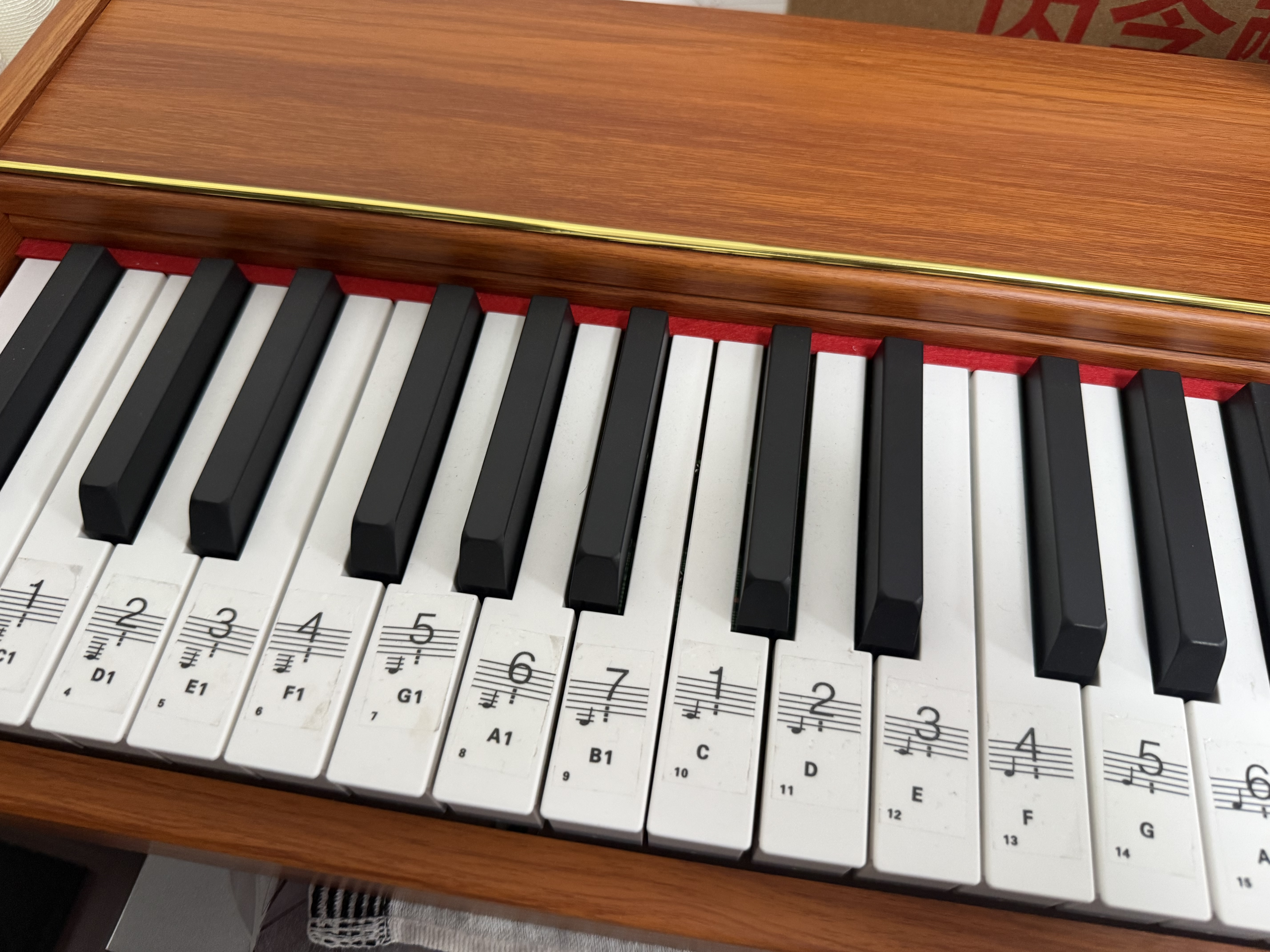 贝琪（Betsy）B351电钢琴88键重锤成人儿童电子钢琴家用练习初学者专业考级钢琴 B351-重力度88键木纹棕 实拍图