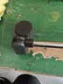吸盘毛巾架免打孔卫生间置物架浴室毛巾杆壁挂式厕所浴巾收纳挂架 伸缩款透明黑【65-130cm】 实拍图