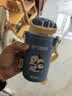 膳魔师（THERMOS）提摩西联名儿童316L保温杯6-12岁上学专用水杯350ml  蓝 实拍图