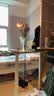 宜家（IKEA）【单品包邮】BOLLSIDAN波席当移动床边桌升降桌简易电脑桌懒人桌 笔记本电脑支架白色/橡木纹 实拍图