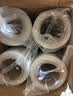 九千谷 缠绕膜50cm*330m膜净重3kg*4卷 PE工业保鲜膜打包膜包装膜宽塑料保护薄膜拉伸膜 实拍图