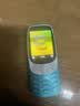 诺基亚（NOKIA）3210 4G 移动联通电信广电全网通 2.4英寸双卡双待 直板按键学生功能机备用手机 蓝色 实拍图