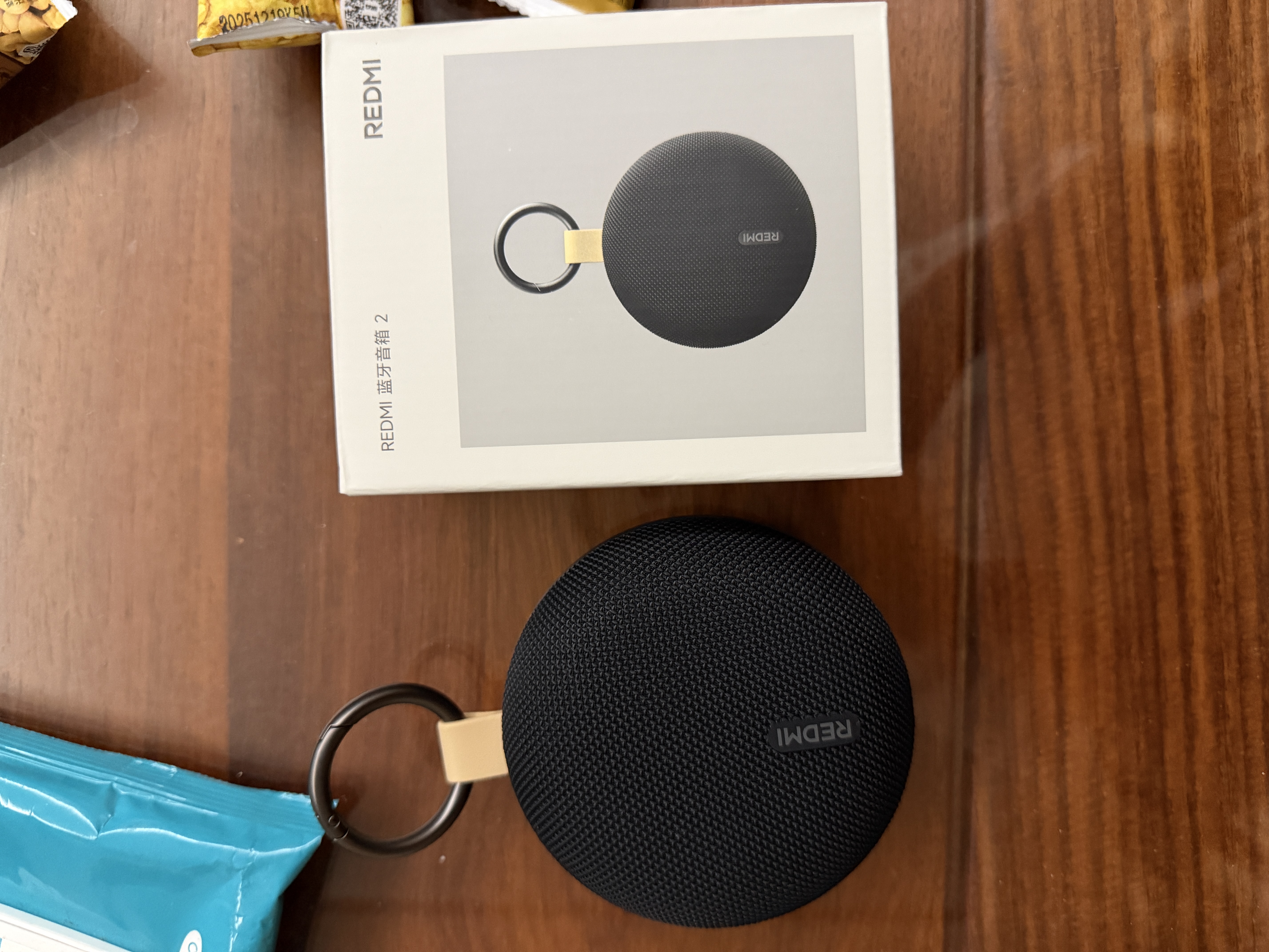 小米（MI）REDMI 蓝牙音箱2 黑色 小米音箱音响 长续航 IP67防尘防水 户外便携插卡 音响低音炮  礼物 家用 实拍图