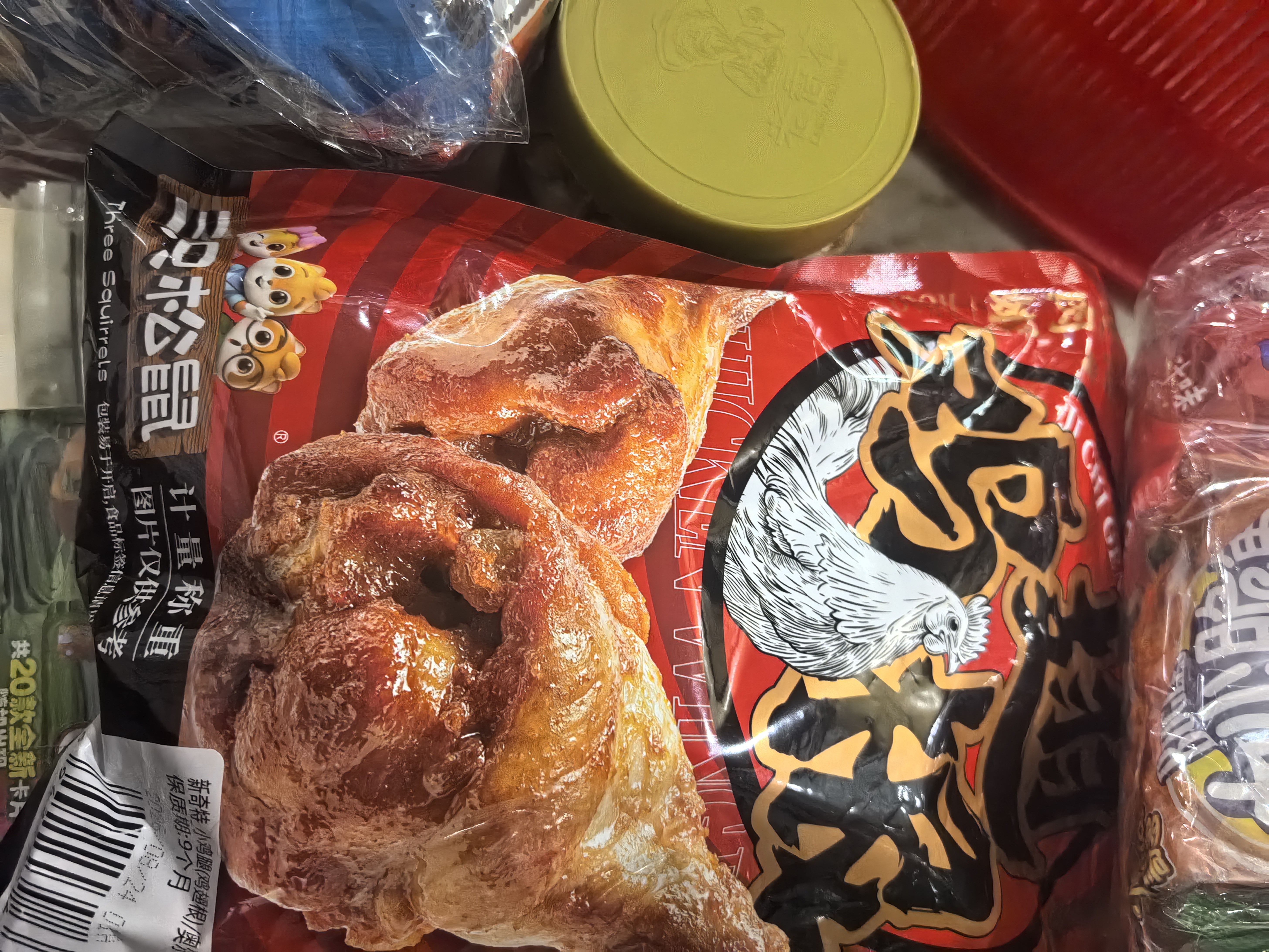 三只松鼠奥尔良小鸡腿12根袋装休闲零食鸡肉熟食肉脯约270g鸡翅根 实拍图