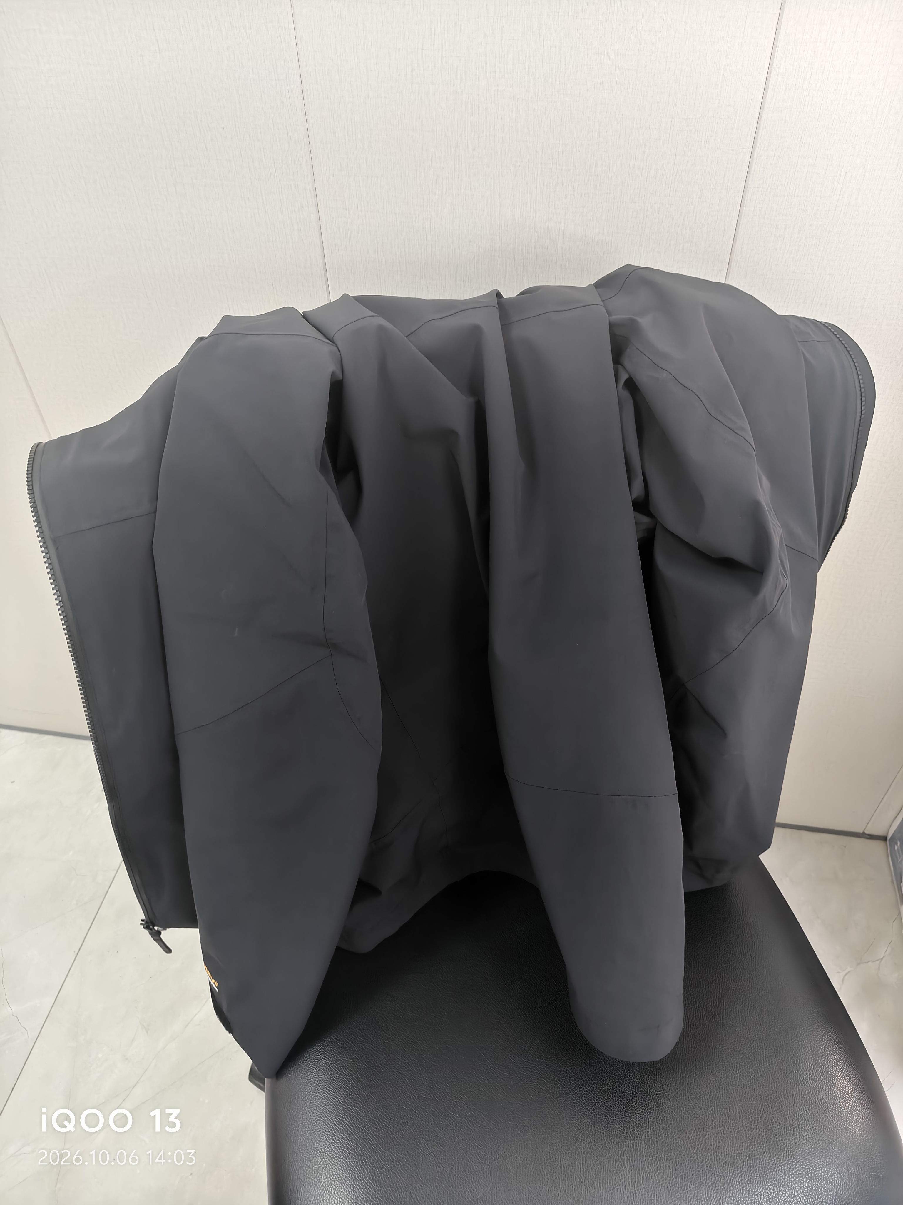 京东京造冲锋衣男三合一抓绒内胆外套夹克男女秋冬新款考杜拉 黑色 M 实拍图