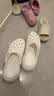 CROCS檀健次同款经典泡芙洞洞鞋|207521 白色-100 40(250mm) 实拍图