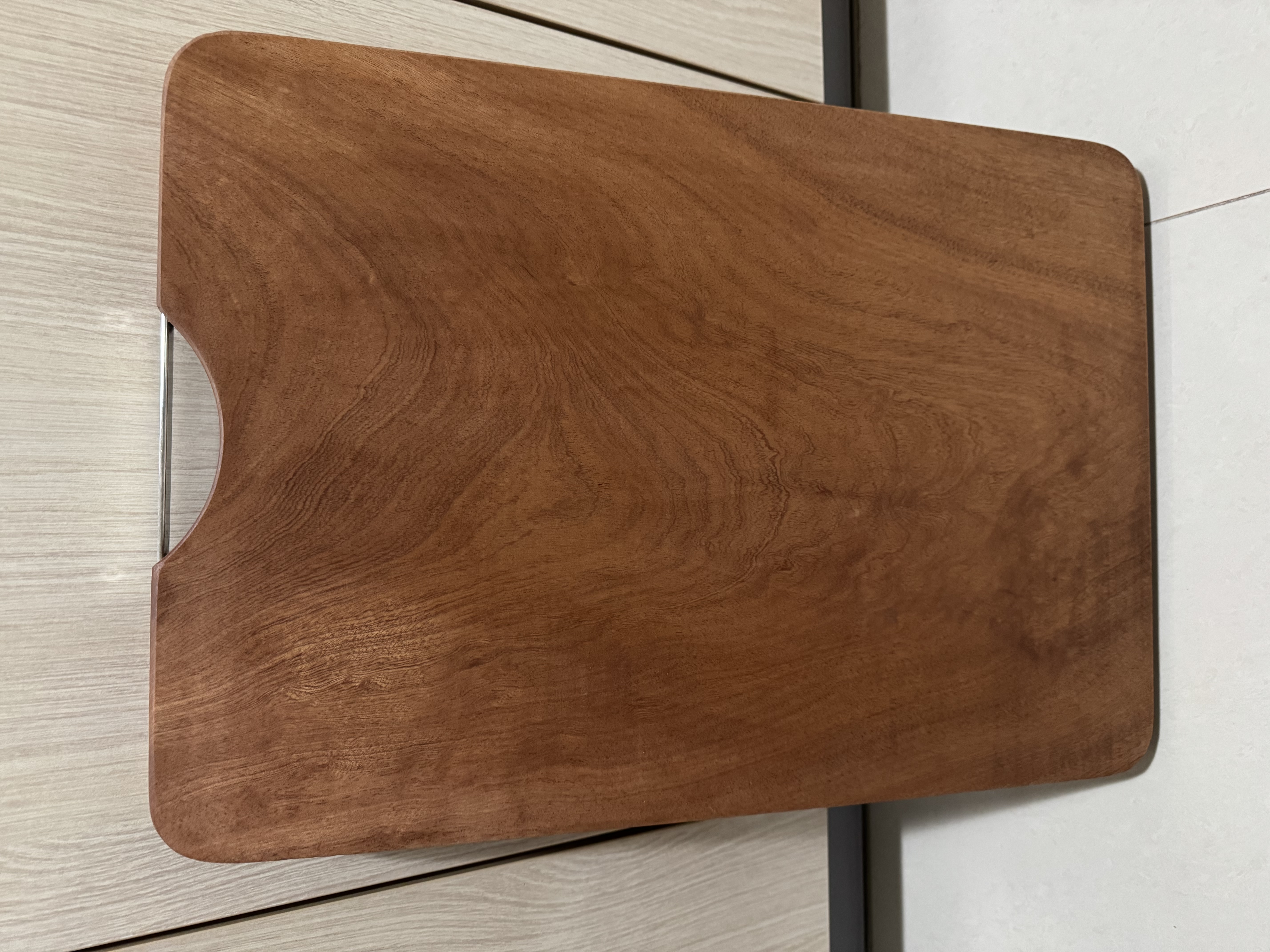 金存乌檀木整木菜板加厚实木切菜板案板面板家用砧板50*35*3cm 实拍图