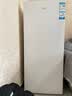 海尔（Haier）山茶花138L立式冰柜小型家用小冰箱冷柜真风冷无霜冷冻冷藏转换一级一键速冻大容量BD-138WGH90WF 实拍图